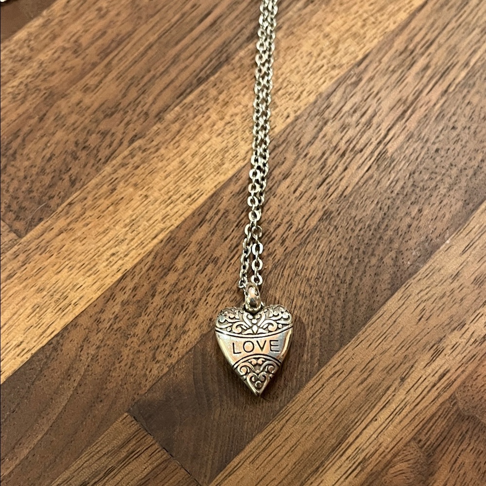 Brighton beautiful Silver Heart Pendant Necklace